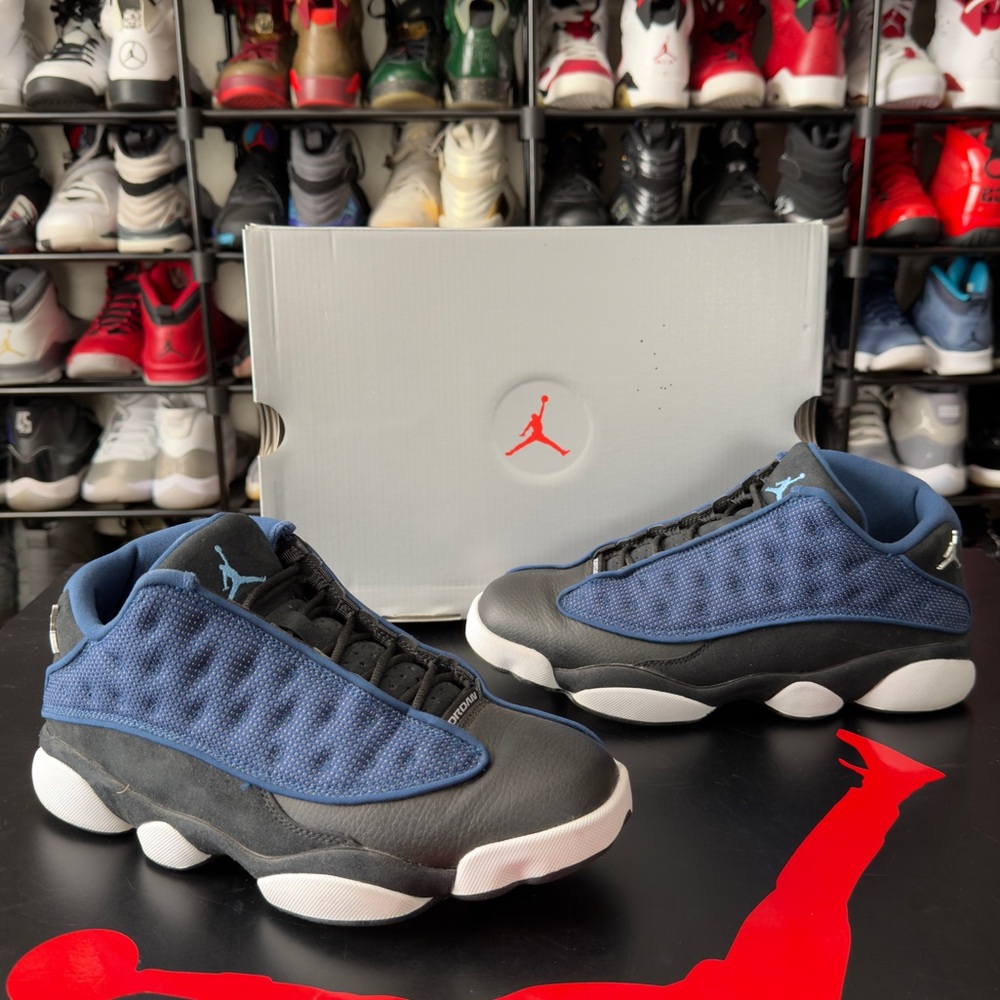 2017 Air Jordan 13 Retro Low 'Brave Blue' Size 8 Mens
